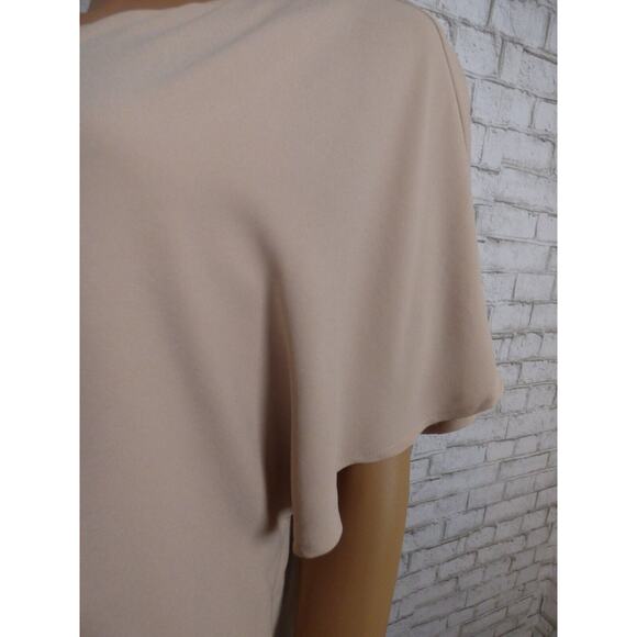 $248 Trina Turk Black Beige Asymmetric Colorblock Keaton Shift Dress 2 NEW T328 - Picture 8 of 12